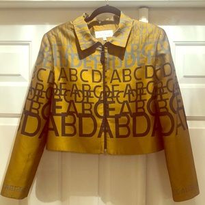 Gorgeous Vintage Earl Rutenberg Alphabet jacket
